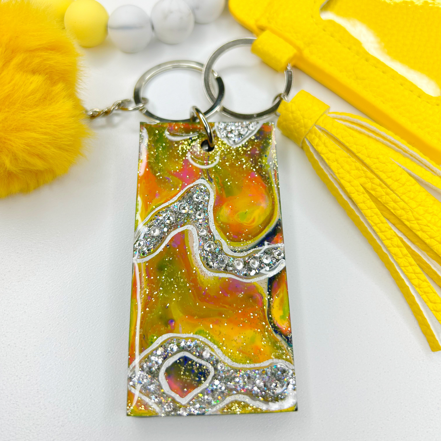 Simple Keychain - 5pcs Mystic Solar Stargaze