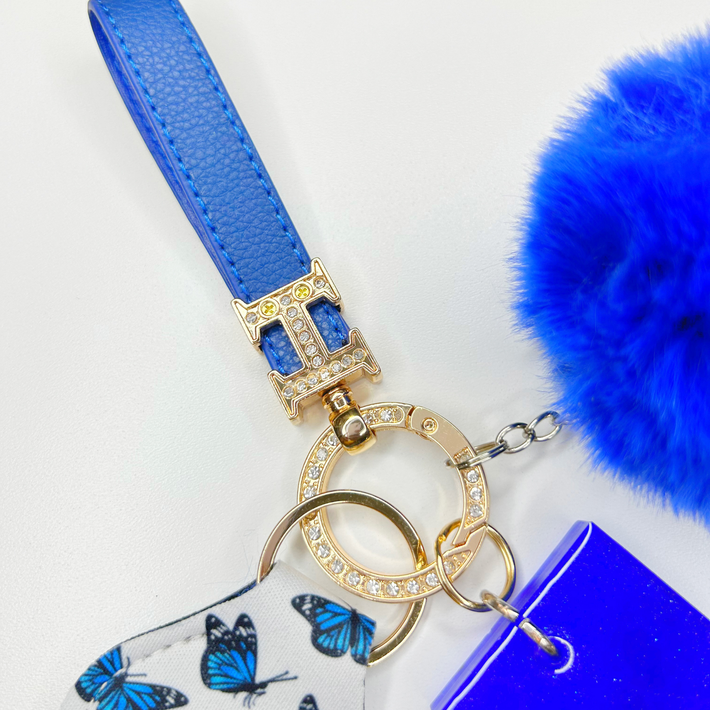 Simple Keychain - 4pcs White Sands Blue Oasis