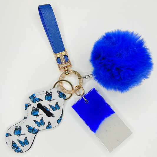 Simple Keychain - 4pcs White Sands Blue Oasis
