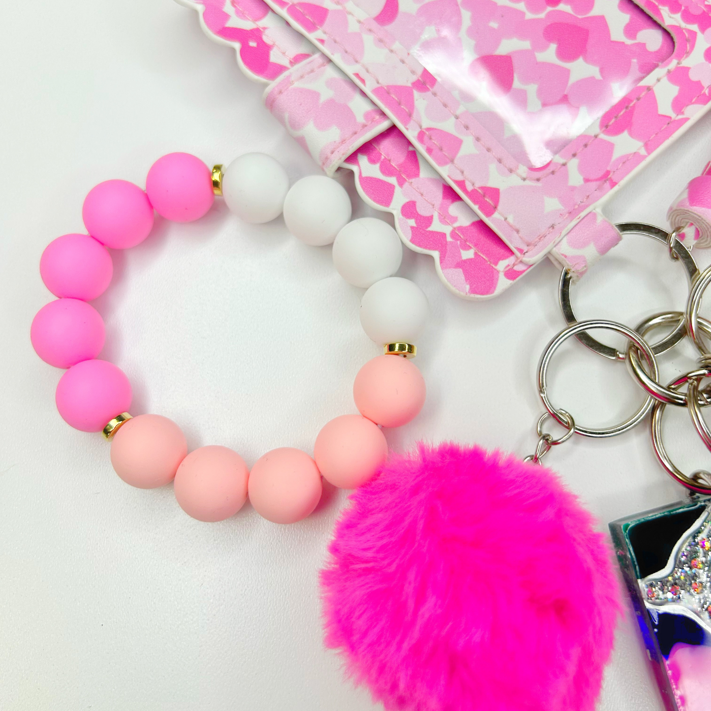Self-Defense Keychain (Custom) - 8pcs Pink Valley Crush
